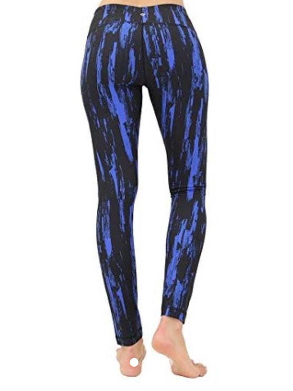 lululemon athletica Black & Blue Brush-Print High-Rise Leggings